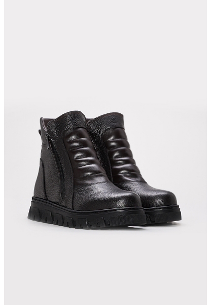 Ayakkabıhane İçi Kürklü Dışı Hakiki Deri Kahve Unisex Klasik Bot AH08770112412602429