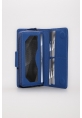 Ayakkabıhane Hakiki Deri Mavi Kadın Portföy Fermuarlı Cüzdan AH07779CA2723