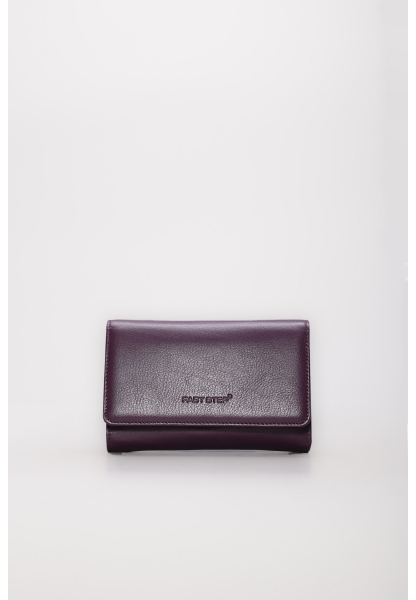 Ayakkabıhane Hakiki Deri Mürdüm Kadın Trifold Cüzdan AH07779CA2628