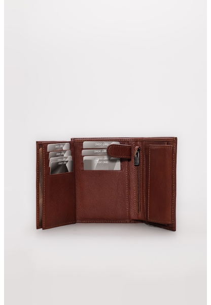 Ayakkabıhane Hakiki Deri Taba Erkek Bifold Cüzdan AH07779CA1412