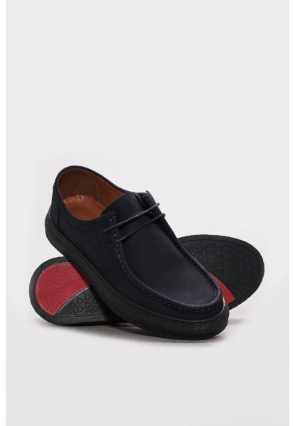 Ayakkabıhane Hakiki Deri Lacivert Nubuk Erkek Casual Ayakkabı AH07781MAMODEL13