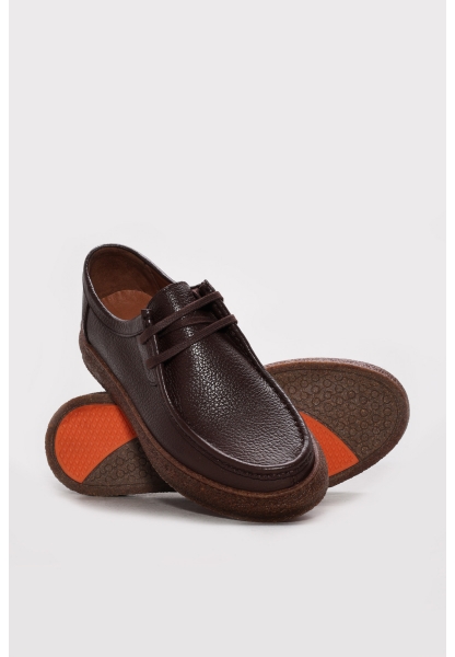 Ayakkabıhane Hakiki Deri Kahve Floter Erkek Casual Ayakkabı AH07781MA254