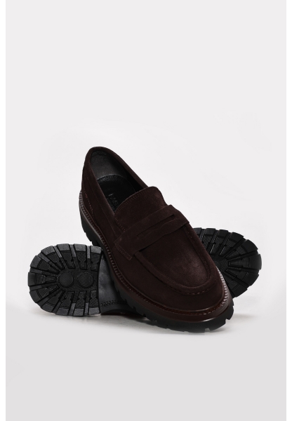 Ayakkabıhane Hakiki Deri Kahve Süet Erkek Casual Ayakkabı AH07819MA2025