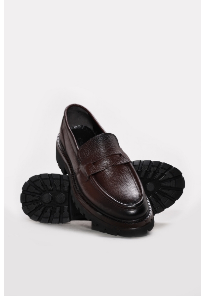 Ayakkabıhane Hakiki Deri Kahve Floter Erkek Casual Ayakkabı AH07819MA2025