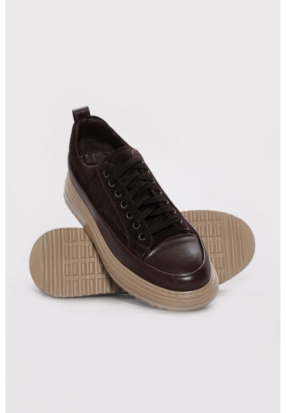 Ayakkabıhane İçi Dışı Hakiki Süet Deri Kahve Erkek Casual Günlük Ayakkabı AH088191314128