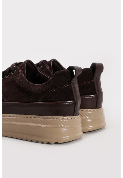 Ayakkabıhane İçi Dışı Hakiki Süet Deri Kahve Erkek Casual Günlük Ayakkabı AH088191314128