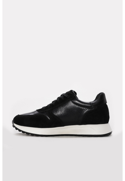  Ayakkabıhane İçi Dışı Hakiki Süet Deri Siyah Erkek Spor Sneaker Ayakkabı AH088191421