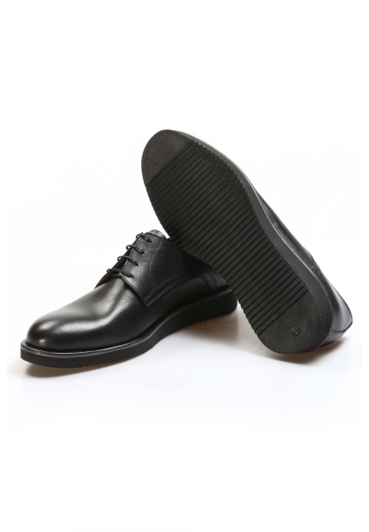 Ayakkabıhane İçi Dışı Kaliteli Hakiki Deri Siyah Erkek Oxford Ayakkabı AH07822131050