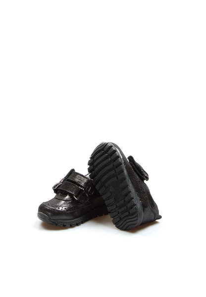 Ayakkabıhane İçi Dışı Hakiki Deri Çelik Simli Kız Çocuk Spor Sneaker Ayakkabı AH078379103
