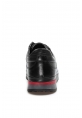 Ayakkabıhane İçi Dışı Hakiki Deri Siyah Erkek Sneaker Spor Ayakkabı AH078551311312