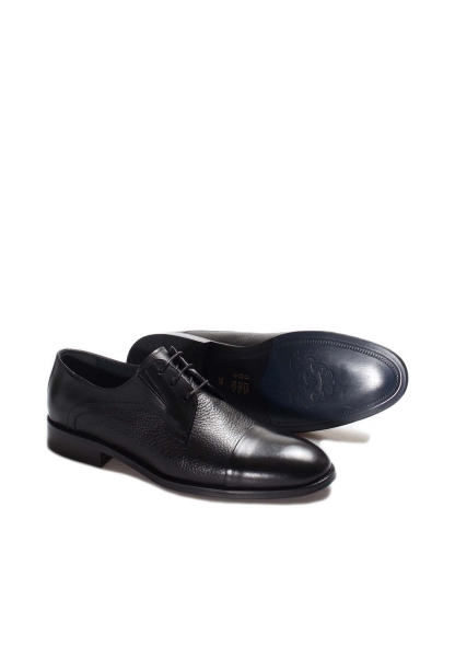 Ayakkabıhane İçi Dışı Kaliteli Hakiki Deri Siyah Erkek Klasik Ayakkabı AH08867131331