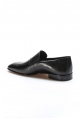 Ayakkabıhane Kösele İçi Dışı Hakiki Deri Siyah Erkek Büyük Numara Klasik Ayakkabı AH0891013212406