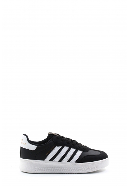 Ayakkabıhane Siyah Beyaz Unisex Sneaker Ayakkabı AH07930XA058