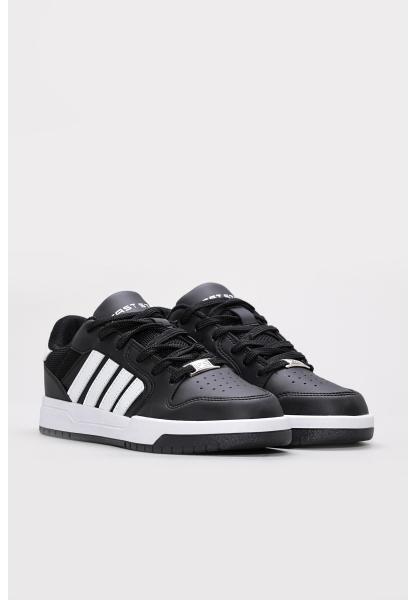 Ayakkabıhane Siyah Beyaz Rahat Unisex Spor Sneaker Ayakkabı AH1E930241993