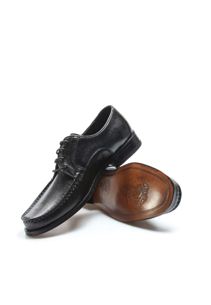 Ayakkabıhane Kösele Taban İçi Dışı Kaliteli Hakiki Deri Siyah Erkek Klasik Ayakkabı AH932MA65