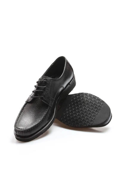 Ayakkabıhane İçi Dışı Kaliteli Hakiki Deri EVA Taban Siyah Erkek Klasik Ayakkabı AH07932131655221