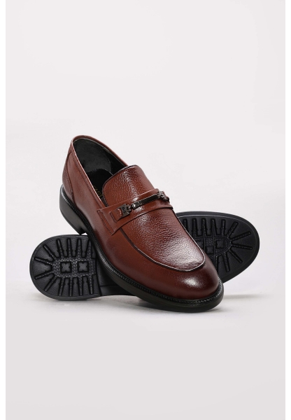 Ayakkabıhane İçi Dışı Hakiki Deri Taba EVA Erkek Klasik Ayakkabı AH089321313715326