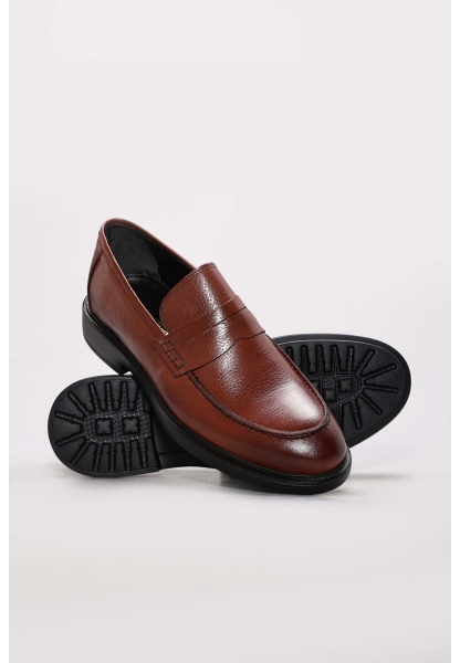 Ayakkabıhane İçi Dışı Hakiki Floter Deri Taba EVA Erkek Klasik Ayakkabı AH089321311605326