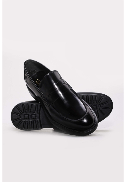 Ayakkabıhane İçi Dışı Hakiki Deri Siyah EVA Erkek Klasik Ayakkabı AH089321311605326