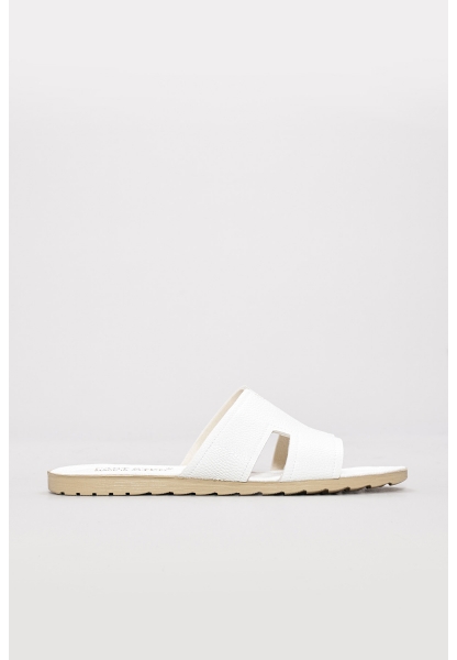 Ayakkabıhane Beyaz Kadın Düz Terlik AH07935ZA113