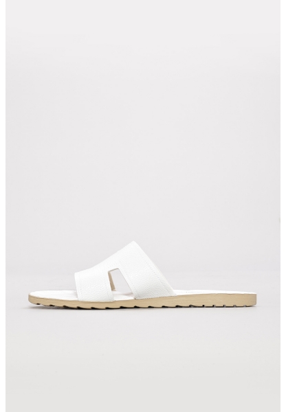 Ayakkabıhane Beyaz Kadın Düz Terlik AH07935ZA113