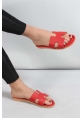 Ayakkabıhane Kırmızı Kadın Düz Terlik AH07935ZA113