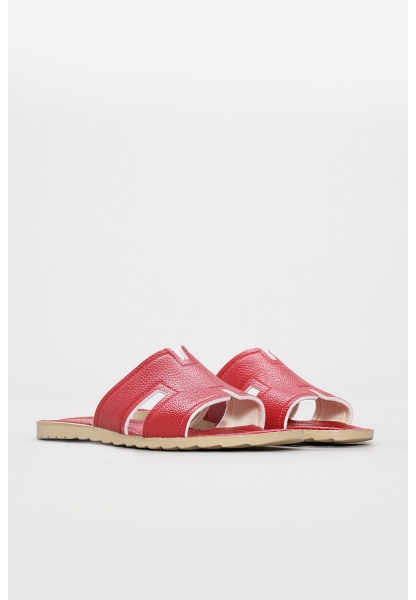 Ayakkabıhane Kırmızı Kadın Düz Terlik AH07935ZA113