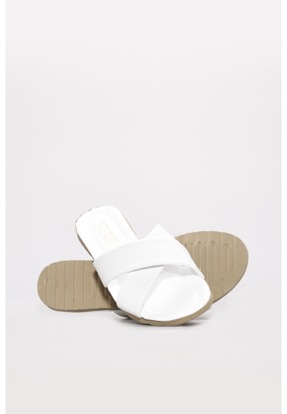 Ayakkabıhane Beyaz Kadın Düz Terlik AH07935ZA111