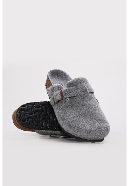 Ayakkabıhane Gri Rahat Kadın Terlik AH1E935261806