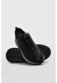  Ayakkabıhane İçi Dışı Hakiki Deri Siyah EVA Erkek Spor Sneaker Ayakkabı AH08943131276