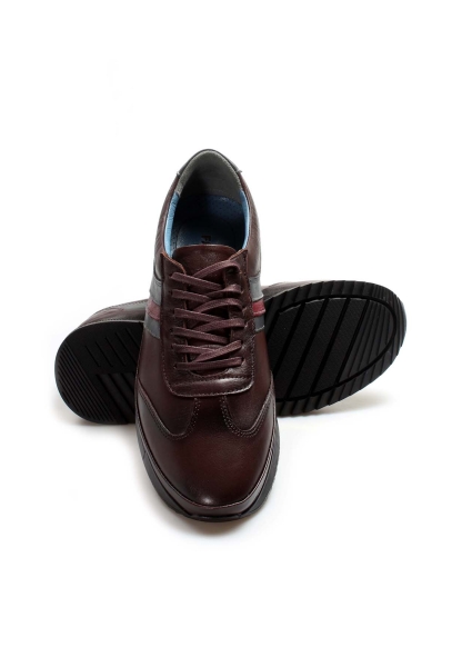 Ayakkabıhane İçi Dışı Hakiki Deri Kahve Erkek Spor Sneaker Ayakkabı AH079511316520