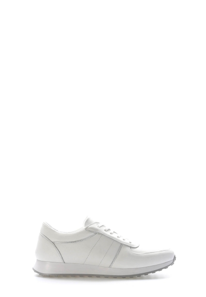 Ayakkabıhane İçi Dışı Hakiki Deri Beyaz Erkek Spor Sneaker Ayakkabı AH08951131661