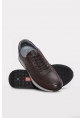  Ayakkabıhane İçi Dışı Hakiki Deri Kahve Erkek Spor Sneaker Ayakkabı AH08951131071201918