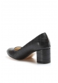 Ayakkabıhane Siyah Kroko Kadın Kısa Topuklu Ayakkabı AH961ZA551