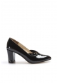 Ayakkabıhane Siyah Rugan Kadın Yüksek Topuk Ayakkabı AH961ZA556