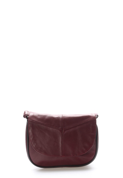 Ayakkabıhane Hakiki Deri Bordo Kadın El Çanta AH07969CA457