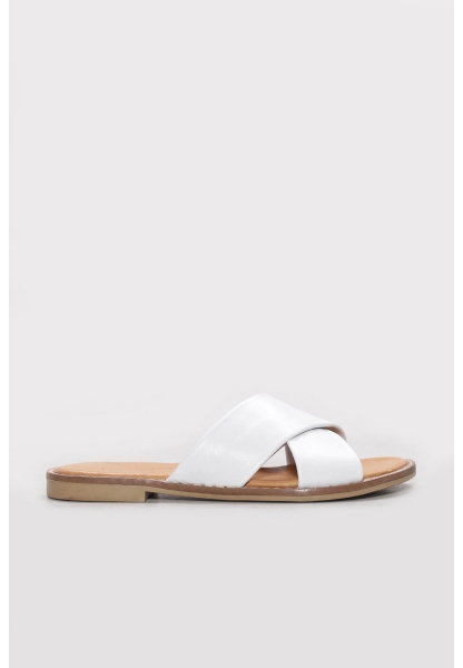 Ayakkabıhane Hakiki Deri Beyaz Kadın Casual Ayakkabı AH07972ZA1451