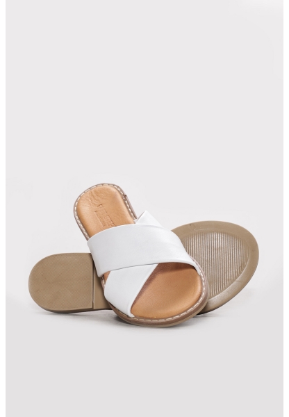 Ayakkabıhane Hakiki Deri Beyaz Kadın Casual Ayakkabı AH07972ZA1451