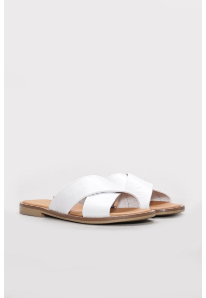 Ayakkabıhane Hakiki Deri Beyaz Kadın Casual Ayakkabı AH07972ZA1451