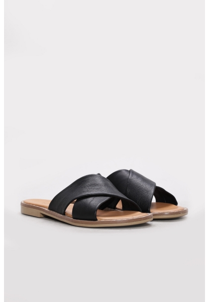 Ayakkabıhane Hakiki Deri Siyah Kadın Casual Ayakkabı AH07972ZA1451