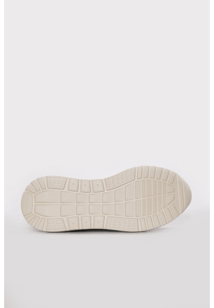 Ayakkabıhane İçi Dışı Hakiki Deri Bej EVA Kadın Spor Sneaker  Ayakkabı AH089822611325