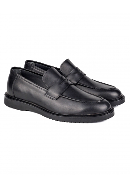 Ayakkabıhane İçi Dışı Hakiki Deri Siyah Klasik Erkek Ayakkabı AHMSGN000779070AN